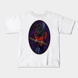 Dracula Parrot Kids T-Shirt